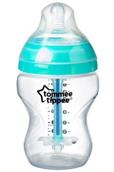 tommee tippee Advanced Antikolik Pp Biberon Yavaş Akışlı (0-3 Ay) 260 ml Turkuaz