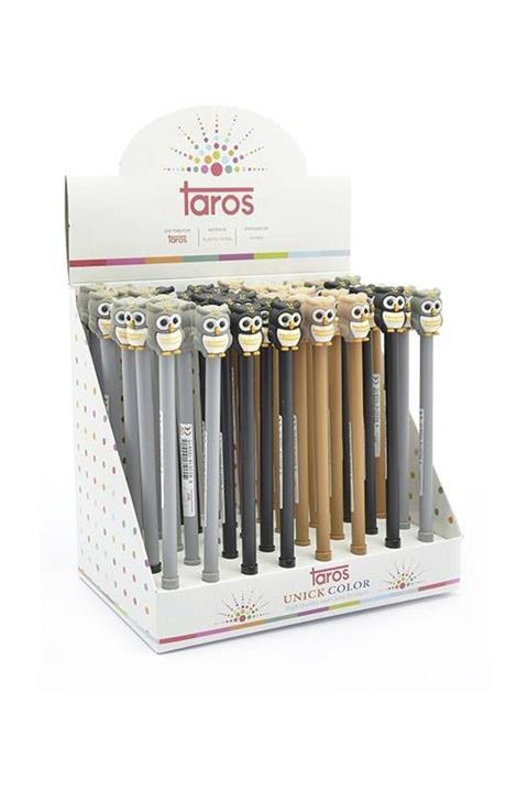 Taros Baykuş Mavi Jel  Kalem