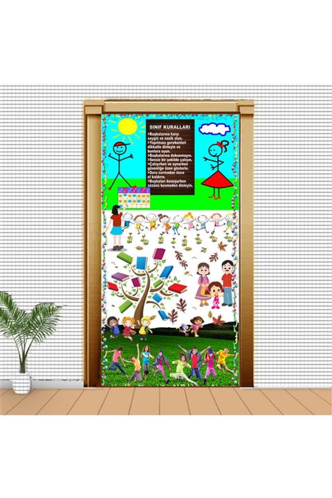 Deniz Art Ajans Ilkokul Sınıf Kapı Giydirme
