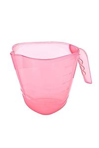 Çokuygunuz 2 Adet Plastik Şeffaf Banyo Tuvalet Maşrapası Su Kabı Kova 1200 ml
