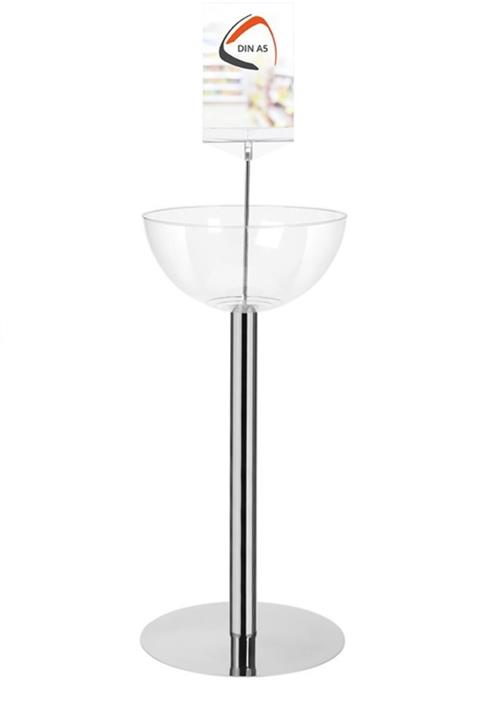 asPOS Display Eczaneler Için Havuz Fanus Metal Ayaklı Stand (çap:35cm)
