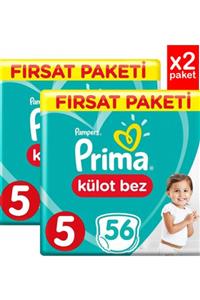 Prima 5 Numara 112 Adet Junior Fırsat Paketi Külot Bebek Bezi