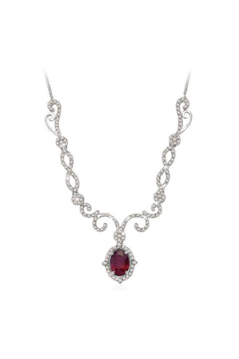 Emel Pırlanta 2.77 Ct. Pırlanta Yakut Kolye