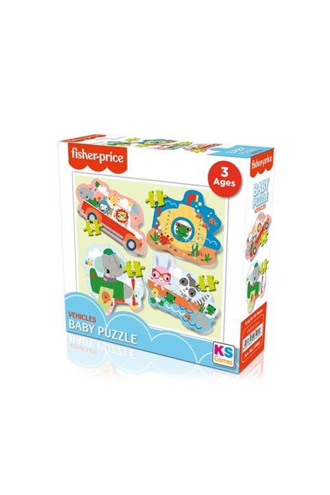 FISHER PRICE 4'lü Bebek Puzzle Araçlar
