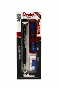 Pentel 120a3 3 Lü Takım Kalem 0,7 Uç Versatil Kalem + Silgi + Min A317-36s