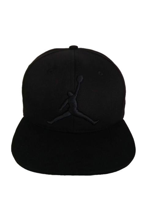Kazandıran Outlet Full Siyah Jordan Hip Hop Şapka