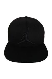 Kazandıran Outlet Full Siyah Jordan Hip Hop Şapka