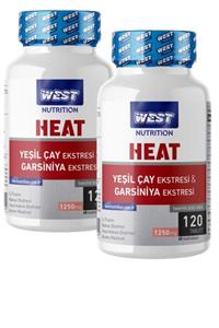 West Nutrition Heat Yeşil Çay Garcinia Zencefil Ekstresi 2 X 120 Tablet