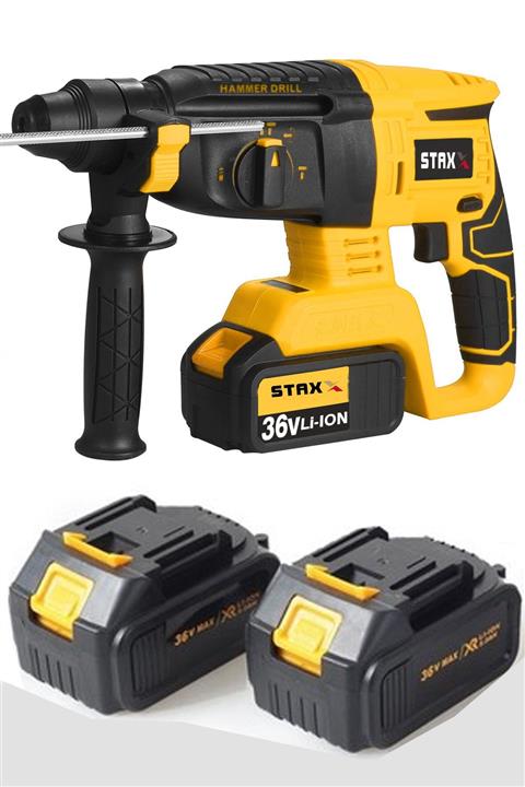 STAXX POWER Prof 36v 5 Ah Çift Akülü Şarjlı Kırıcı Delici 4 Fonksiyonlu 3.5 Joule 2 Yıl Garanti