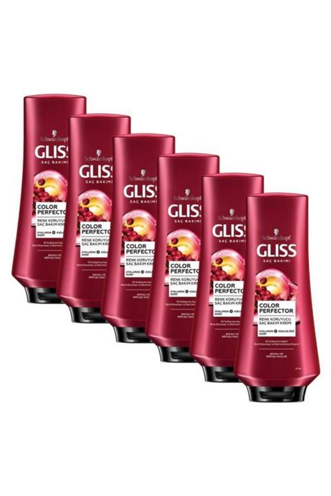 Gliss Color Perfector Renk Koruyucu Saç Kremi 360 ml X 6 Adet