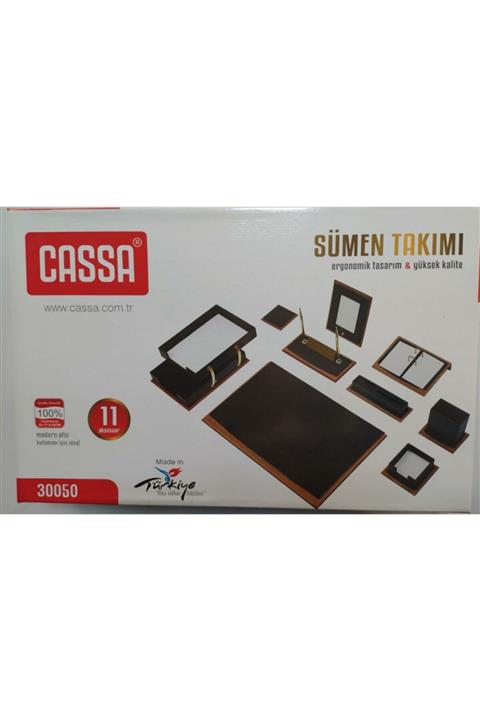 Cassa 11 Parça Sümen Takımı Kahverengi