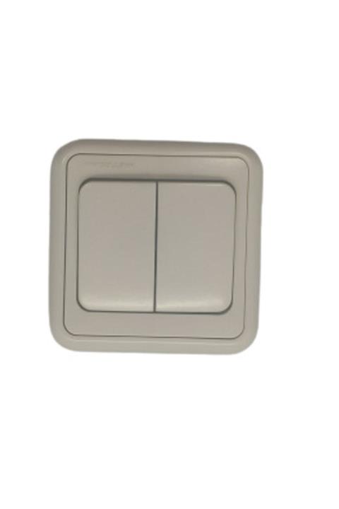 SCHNEIDER Krem Köşk Komütatör