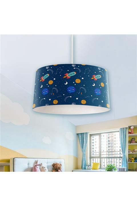 Bebişim Halı Uzaylı Çocuk Odası Sarkıt Avize