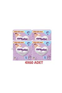 Canbebe Bebek Bezi 5 Beden 4 X 60'lı (240 Adet)