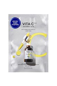 Missha Leke Karşıtı C Vitamini İçerikli Yaprak Maske 1ad. Vita C Plus Spot Correcting Ampoule Sheet Mask