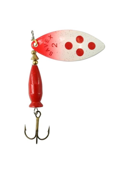 SAVEX Alpha Long Beyaz/ Üst Kırmızı&kırmızı Noktalı No:2/16 Gr