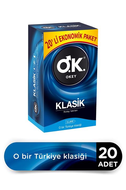 Okey Klasik Ekonomik 20'li Prezervatif