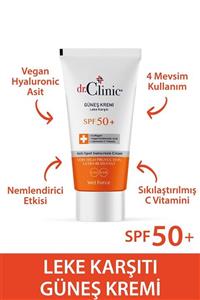 dr.clining Dr. Clinic Güneş Koruyucu Krem Leke Karşıtı Spf 50 (50 Ml) Guneş Kremi