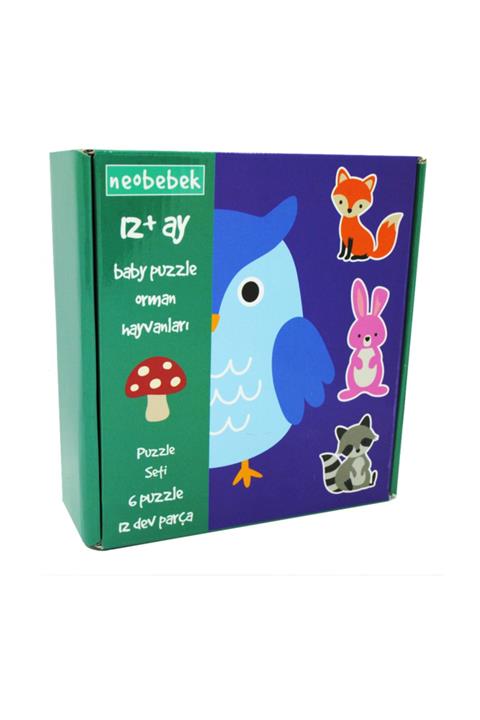 Neobebek Baby Puzzle Orman Hayvanları