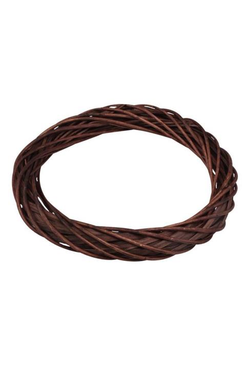 RENGİNN Bambu Kapı Süsü Halkası 25 Cm Kahve