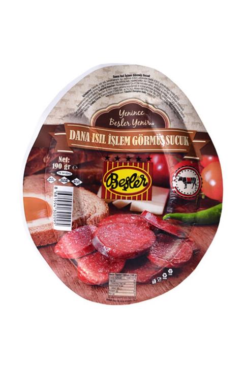 Beşler Dana Vakumlu Sucuk 190 gr