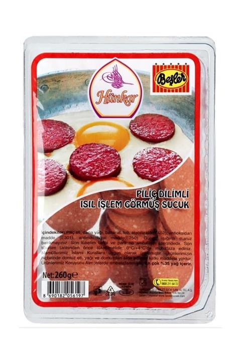 Beşler Piliç Hünkar Dilimli Sucuk 260gr