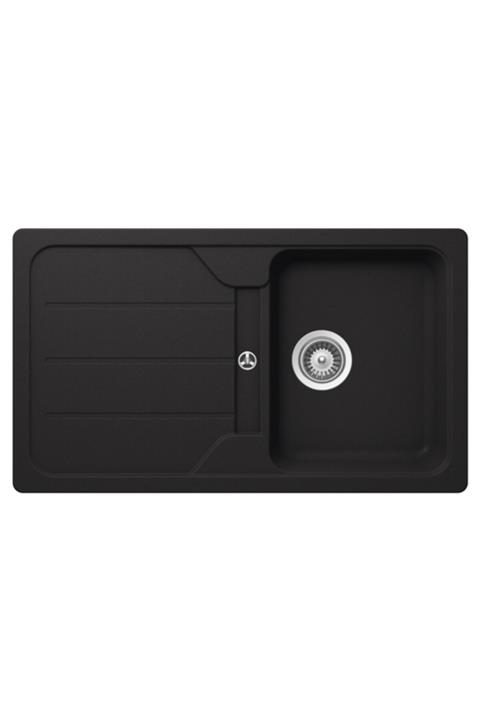 Hafele ELISA Carbon granit eviye, 860x500mm