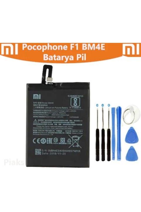 LPZ Xiaomi Mi Pocophone F1 (bm4e) Batarya Pil + Tamir Seti