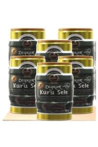 ZEYKUR ZEYTİNLERİ Tuzsuz Kuru Sele Diyet Light Siyah Zeytin 6 Adet 900 gr