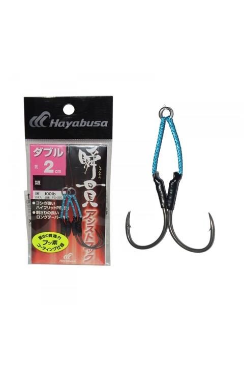 HAYABUSA Fs 456 Assıst Hook Double 2 Cm 2 Li Pk No:3/0