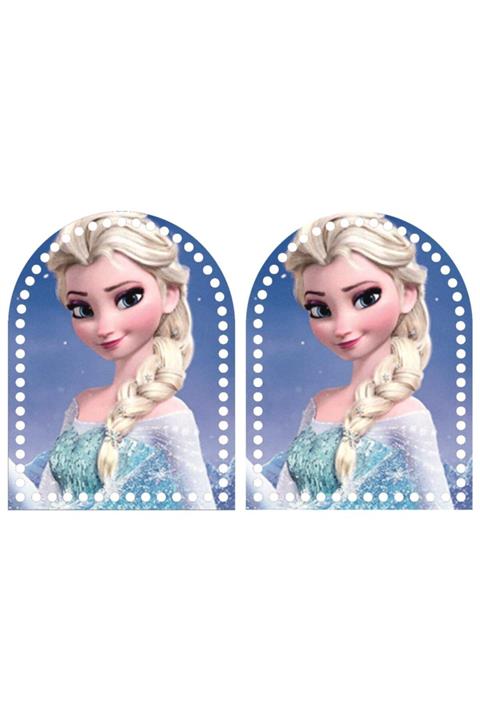 orhanucuzluk Ahşap Sırt Çanta Plakası Frozen ( Elsa ) St02