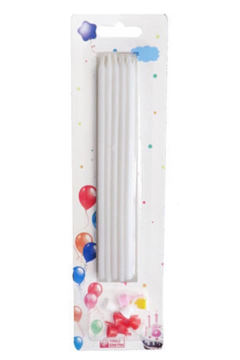 whiteavm Beyaz  Mum Pastel 15 cm Pk 10 Kl 450