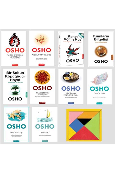 Omega Yayınları Osho Tantra Spiritüellik Ve Cinsellik –aydınlanmanın Abcsi – Kanat Açmış Kuş +7 Kitap Tangram