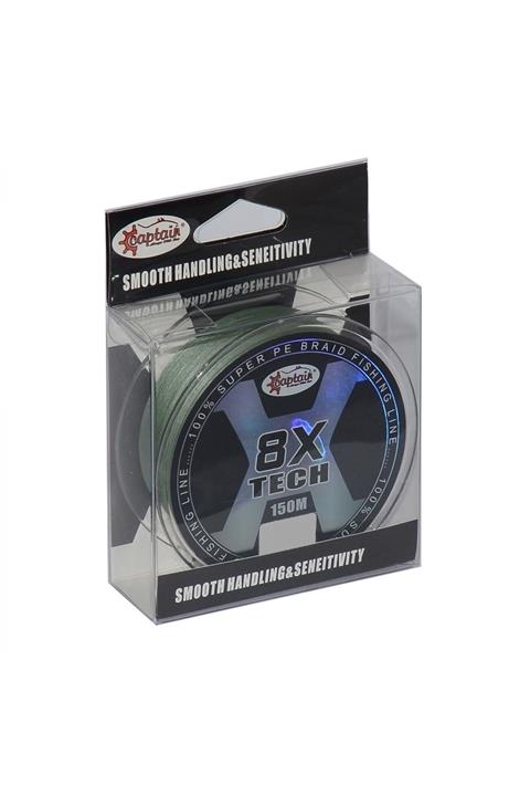 CAPTAIN 8 X Tech 8 Kat Pe Braıd 150 Mt 0,08 Mm