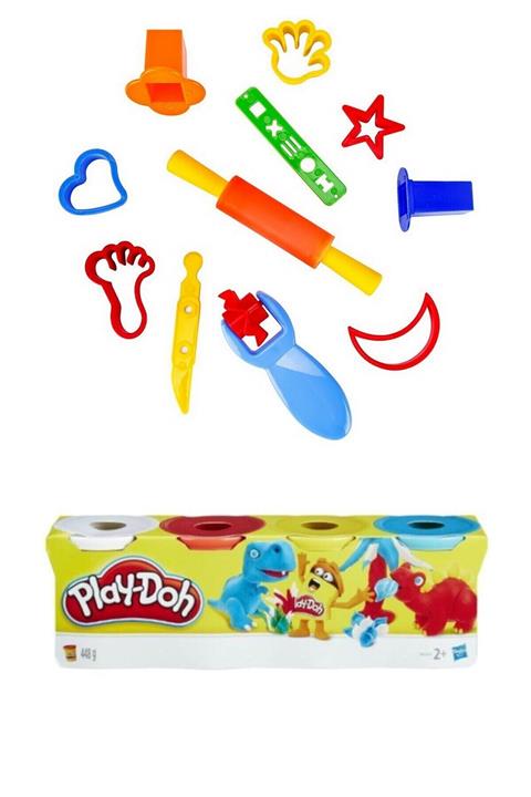 MANKAN Oyun Hamuru Kalıbı Ve Orjinal Oyun Hamuru 2li Set