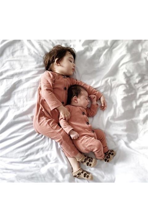 LAL Babyrompers Bebek Pembe Zıbın