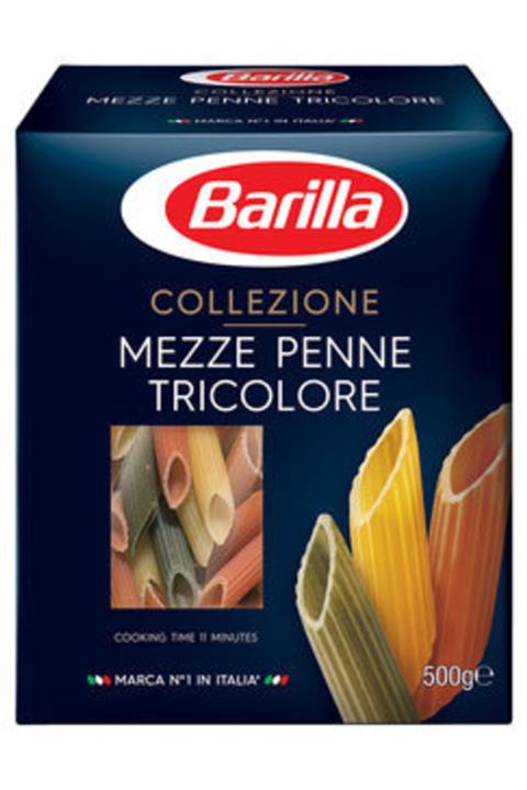 Barilla Mezze Penne Tricolore Makarna 500 Gr. (sebzeli Makarna)