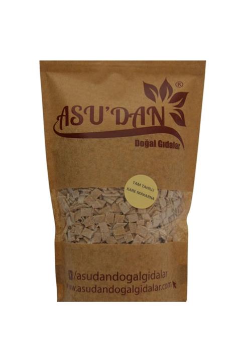 Asudan Doğal Gıdalar Tam Buğday Unlu Ruşeymli Kare Makarna (300GR)