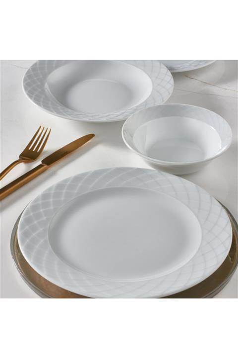 Güral Porselen Alfa 18 Parça 6 Kişilik Yemek Takımı
