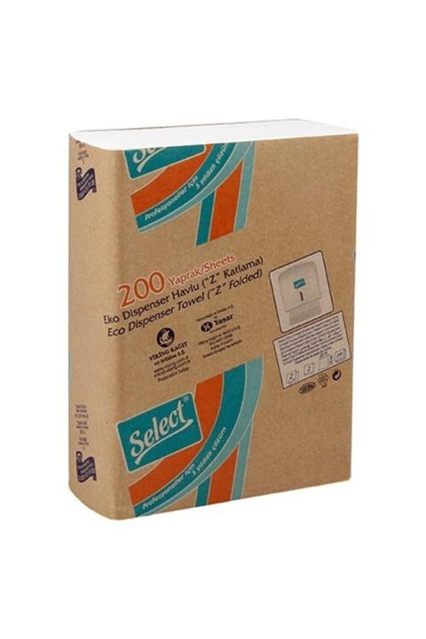 SELECT 3 Adet Z Katlama Dispenser Havlu 150 Yaprak