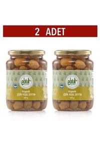 EBRULİ DOĞAL BAKKAL Organik Çizik Yeşil Zeytin 420gr (2 Adet)