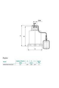 Wilo Drain Inox 10.7 Az Kirli Su Paslanmaz Gövdeli Drenaj Dalgıç Pompa 6 Mss 9 M³/h 220 Volt