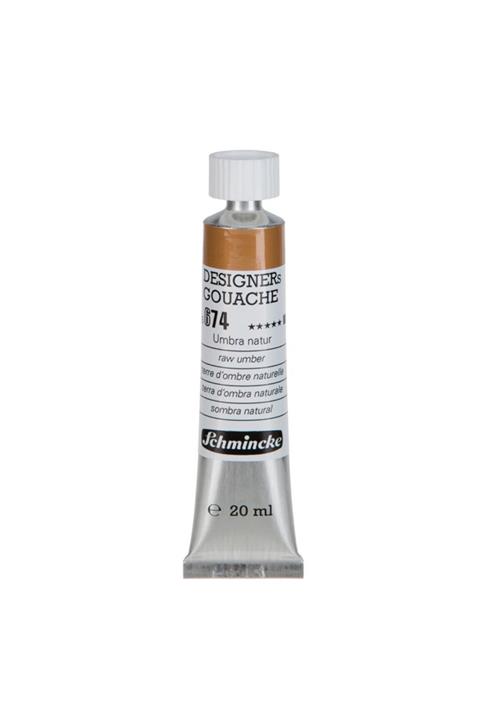 Schmincke 674 Hks Designers Gouache Guaj Boya 20 Ml Raw Umber