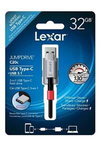 Lexar Jumpdrive C20c 32 Gb Usb Type-c 3.1 Bellek