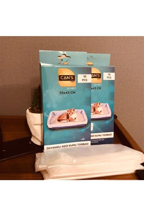 Can's Cat Cans Kedi Kum Kabı Torbası Jumbo 55*43 Cm