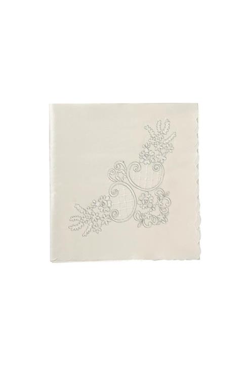 Çeyiz Diyarı Karmella Saten Tek Bohça - Krem