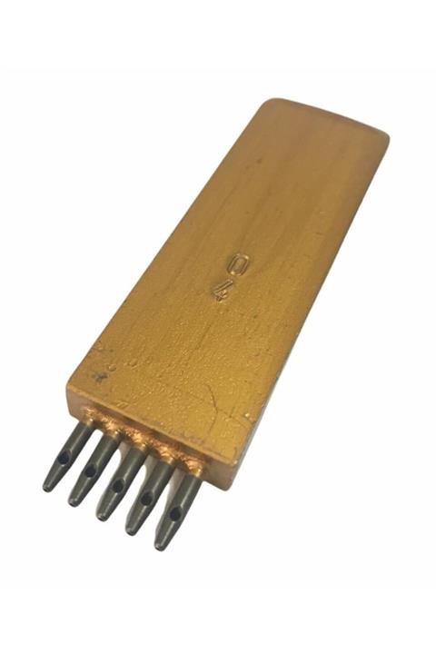 srtfootcare Vurma Zımba (çok Delikli) 4mm Deri El Aleti 5 Li