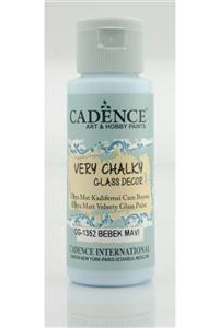 Cadence Very Chalky Glass Decor Cam Boyası - CG 1352 Bebek Mavi