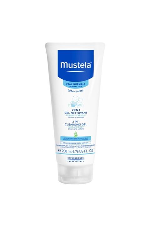 MAXİCOSİ Mustela 2 In 1 Cleansing Gel 200 Ml (saç Ve Vücut Şampuanı)