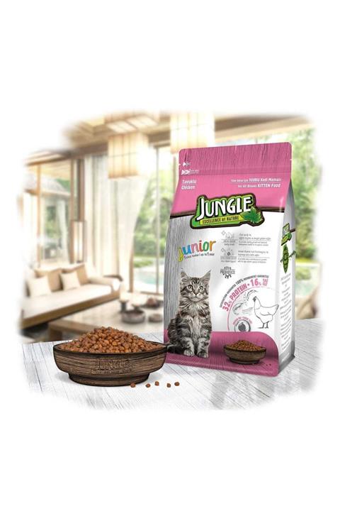 Jungle Junıor Tavuklu Yavru Kedi Maması 500 gr